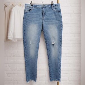 Pistola 16w Light Blue Distressed Skinny Jeans